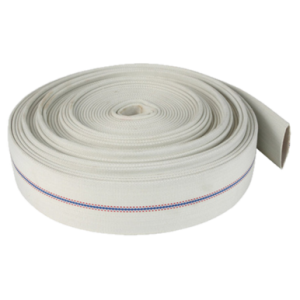 Braided Polymer Forestry Hose (White)